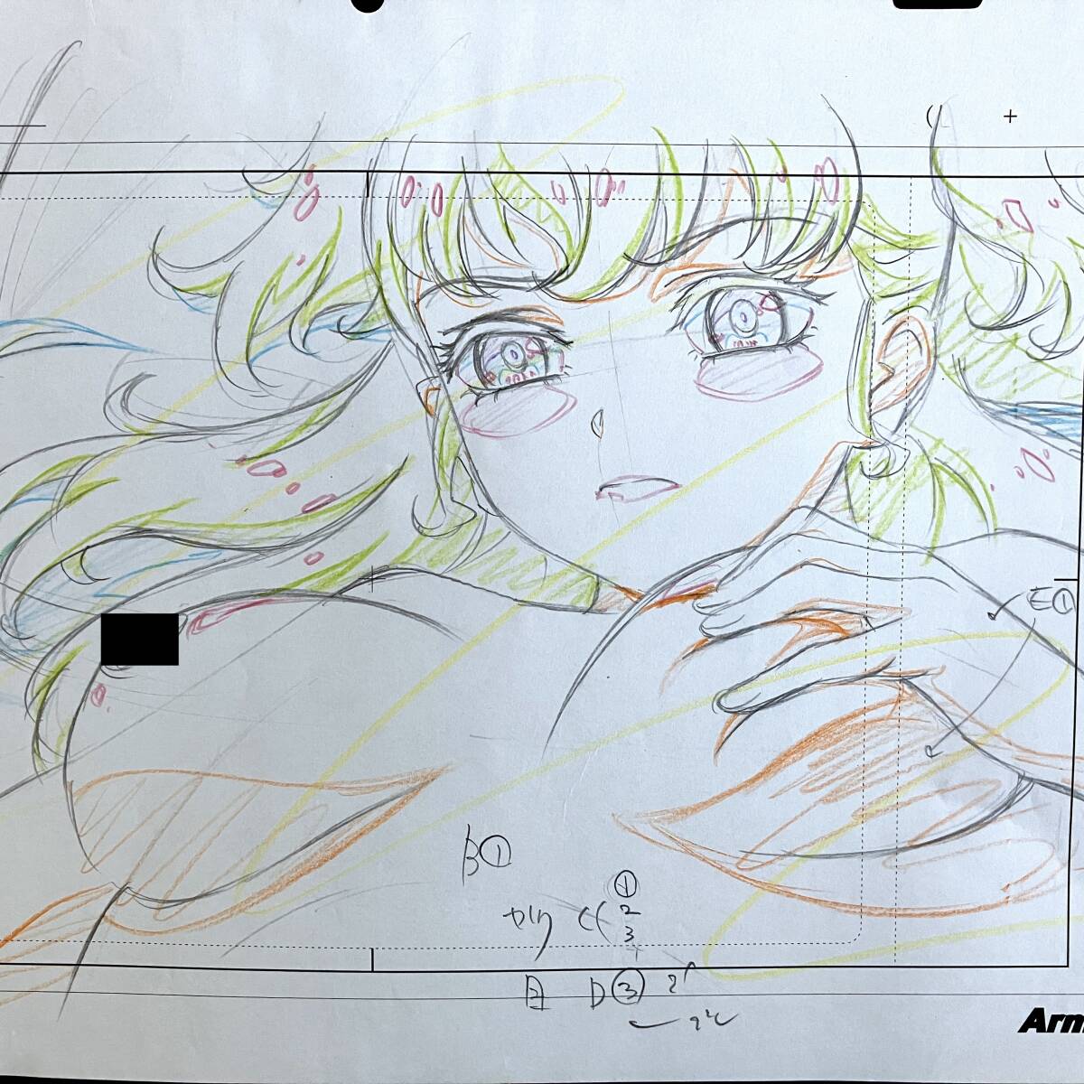 ヴァルキリードライヴ 直筆 原畫(huà) 35枚セット ／アニメ 動(dòng)畫(huà) セル畫(huà) レイアウト 原動(dòng)畫(huà) 等／Anime Genga Cel