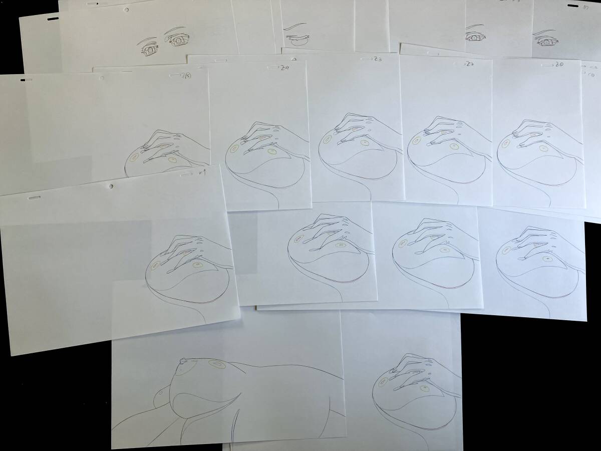 ヴァルキリードライヴ 直筆 原畫(huà) 35枚セット ／アニメ 動(dòng)畫(huà) セル畫(huà) レイアウト 原動(dòng)畫(huà) 等／Anime Genga Cel