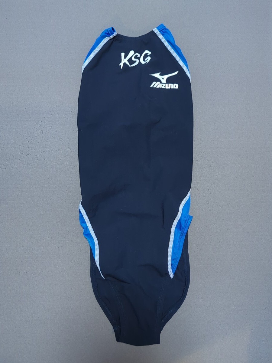 【美品】KSGスイミングスクール女子指定水着 ハイレグ 競泳水着 MIZUNO _画像1