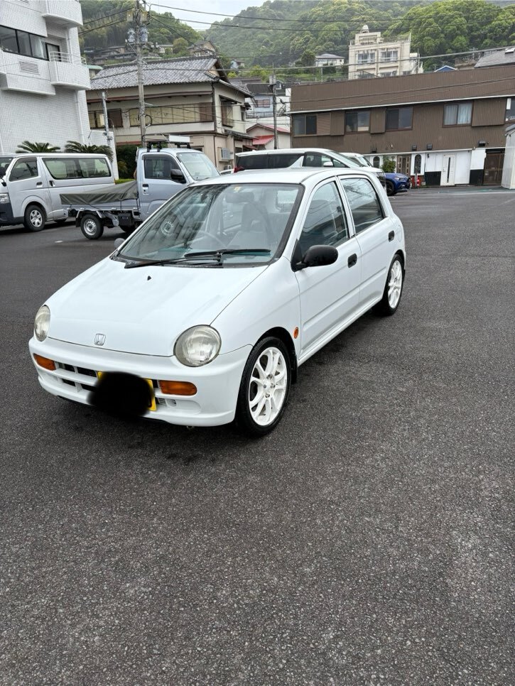 ホンダ　トゥデイJA4 ダウンサス　社外ショック　マフラー中間ストレート　15インチアルミホイール　48000キロ