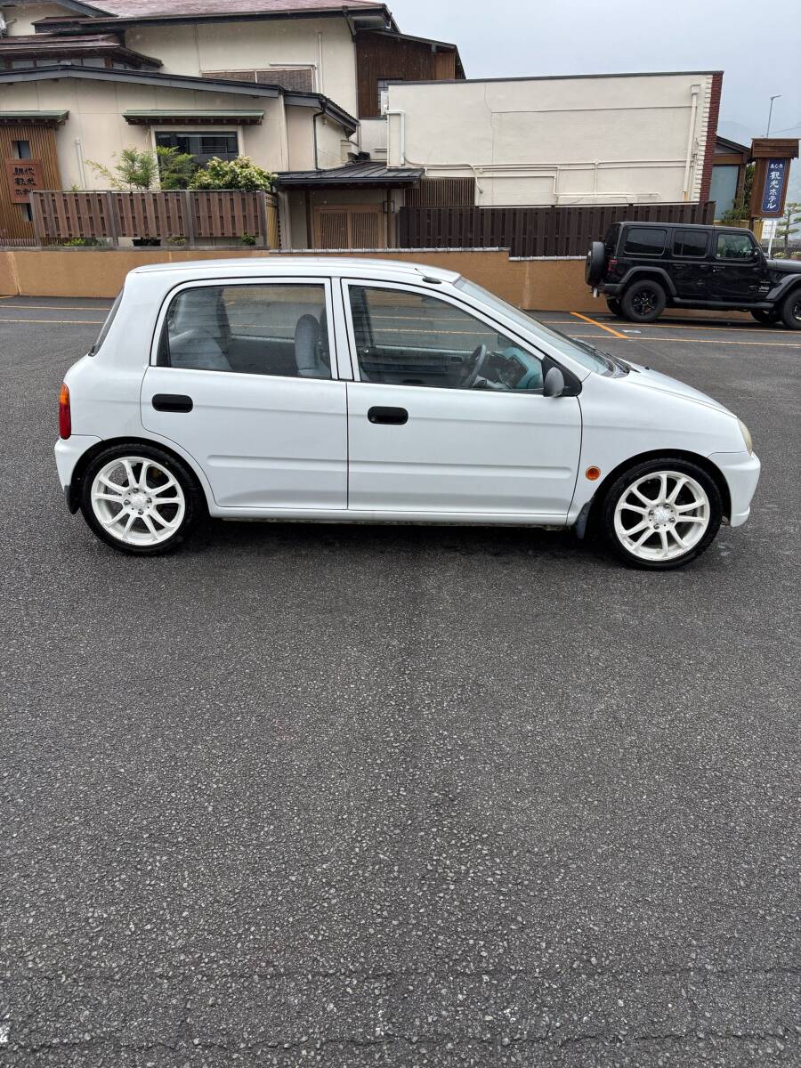 ホンダ　トゥデイJA4 ダウンサス　社外ショック　マフラー中間ストレート　15インチアルミホイール　48000キロ