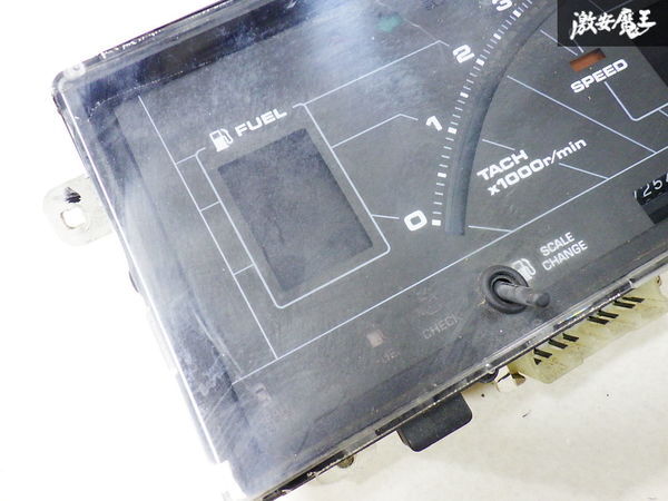 ★保証付/実働外し★ トヨタ 純正OP オプション AE86 レビン トレノ 前期 デジタル スピードメーター メーター 計器 走行距離172540km 即納