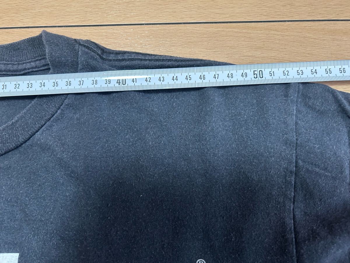 80s USA制 アディダス BIGロゴTシャツ 袖裾シングル L相當(dāng) アメカジ オアシス ブラー モッズ ブリットポップ ポールウェラー