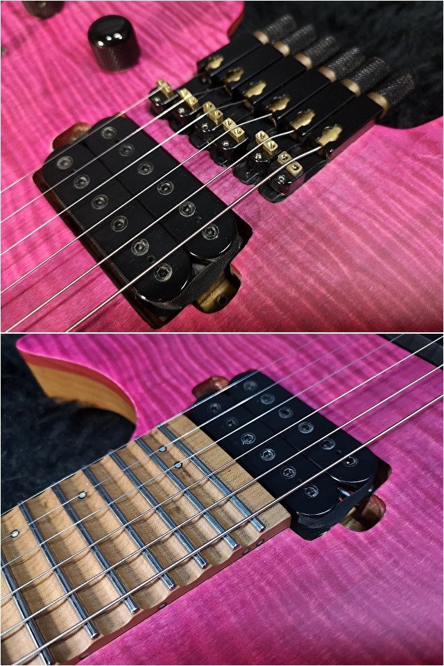 * Yahoo auc быстрое решение распродажа # внизу брать OK!!*NK Guitars 6 струна Headless Guitar Magenta colorhe платье * гитара skyarop обработка! G1G22730