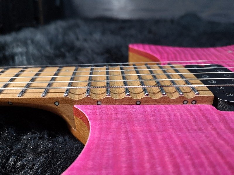 * Yahoo auc быстрое решение распродажа # внизу брать OK!!*NK Guitars 6 струна Headless Guitar Magenta colorhe платье * гитара skyarop обработка! G1G22730