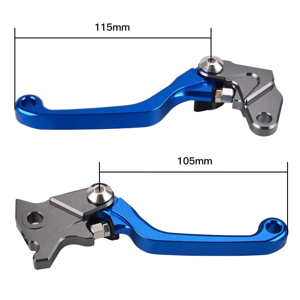 可倒式レバー WR250R WR250X セロー225 セロー250 XT250X トリッカー DT230 ランツァ TT250R レイド TW225 ブレーキレバー クラッチレバー