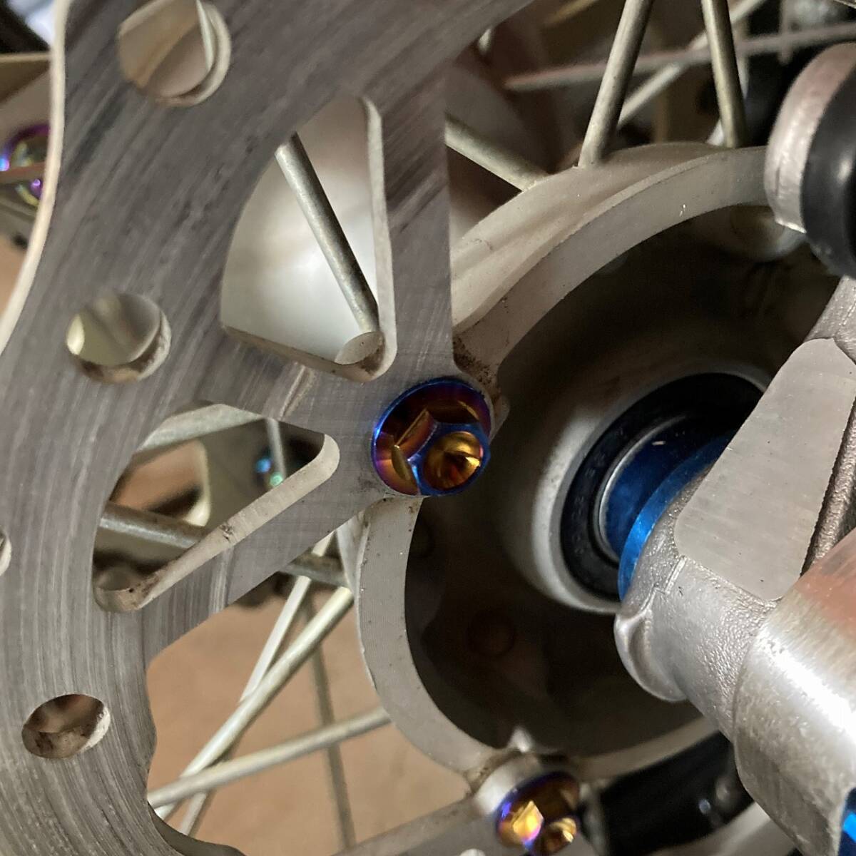 64チタン 12本 ブレーキディスク ボルト CBR1000RR SC57 SC59 SC77 CBR600RR CB900 HORNET CBR929RR CBR954RR VTR1000F CBR1000RR