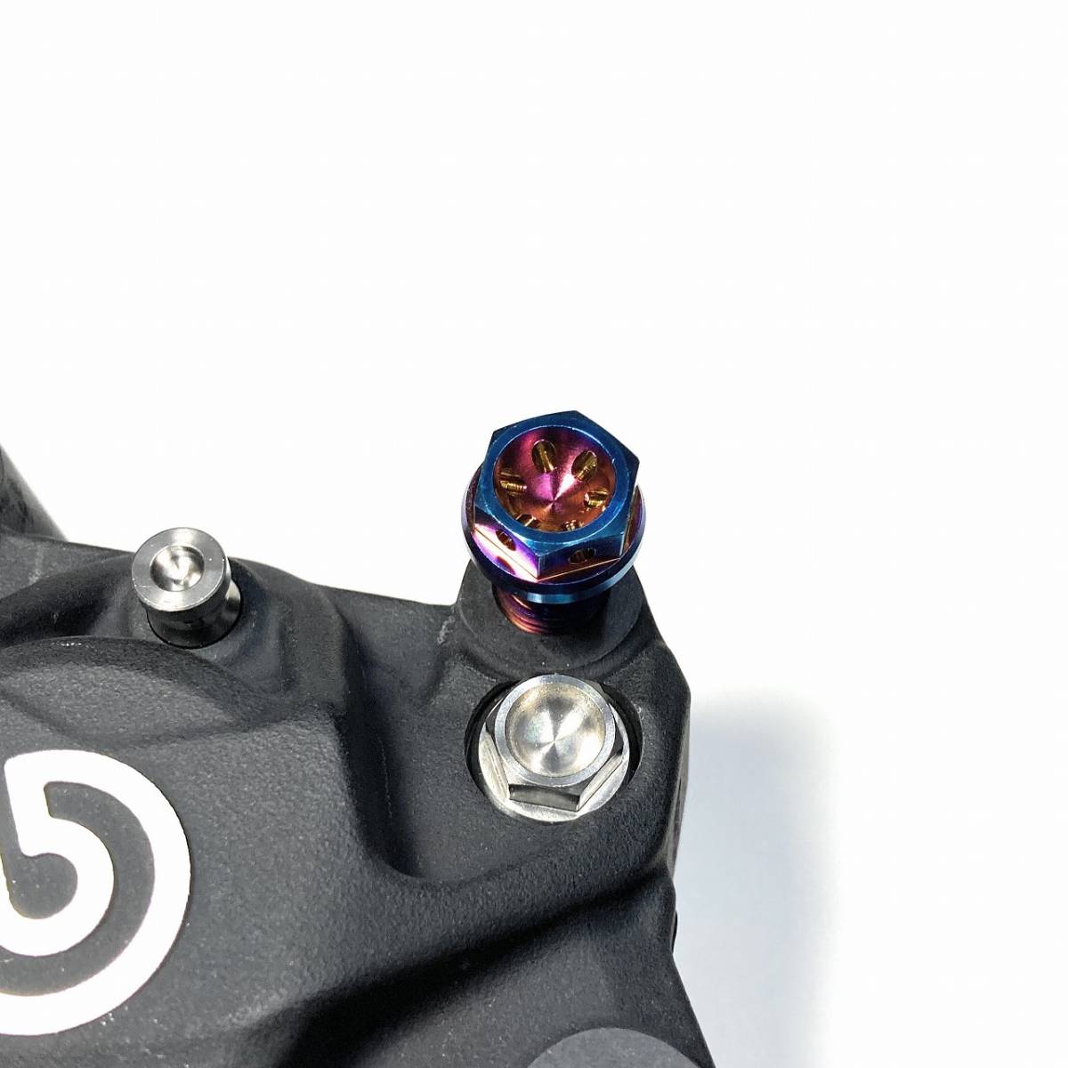 3個(gè) 64チタン M10 P1.00 バンジョーボルト ブレンボ brembo 舊カニ 新カニ 4ポット キャリパー ラジアル ビレット キャスト ゼファー400