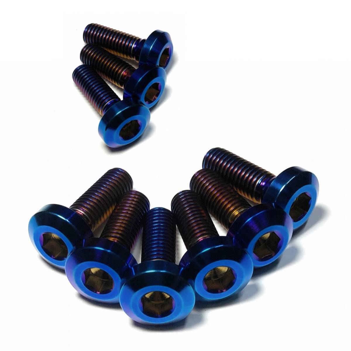 9шт.@64 titanium тормоз диск болт TZR125 TZR125 SDR200 FZR250 Majesty 250 SRX250 TZR250 TDR250 Zeal 250 Yamaha 