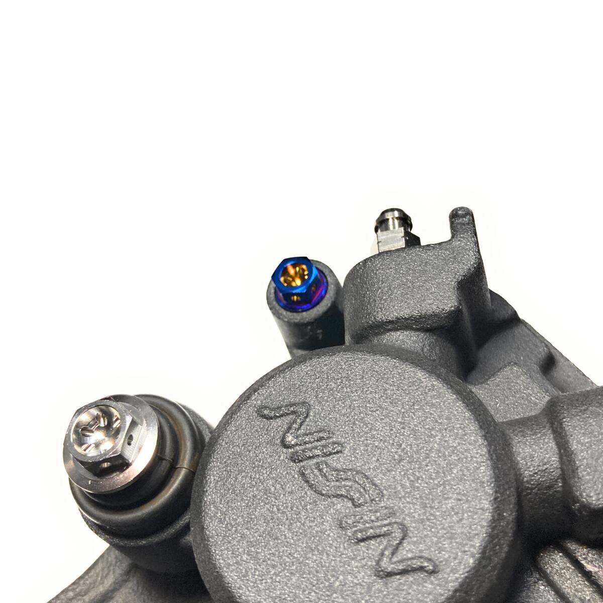73mm 64チタン ブレーキパッドピン ニッシン CR125R XR230 XR250 XR400 NSR250R YZ125X YZ250X YZ250FX KX250F Dトラッカー キャリパー