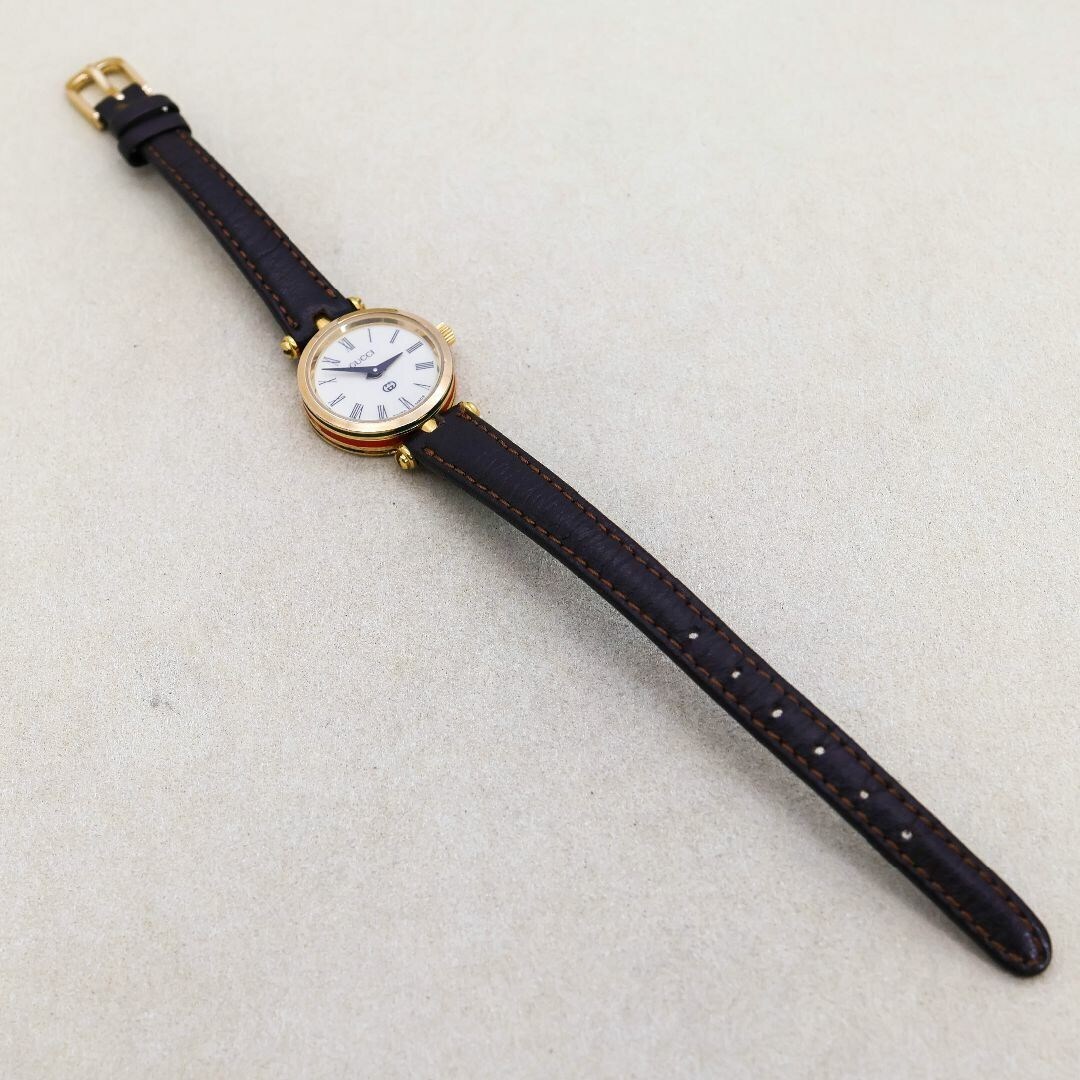 稼働 GUCCI 腕時計 シェリーライン ラウンド アンティーク 新品