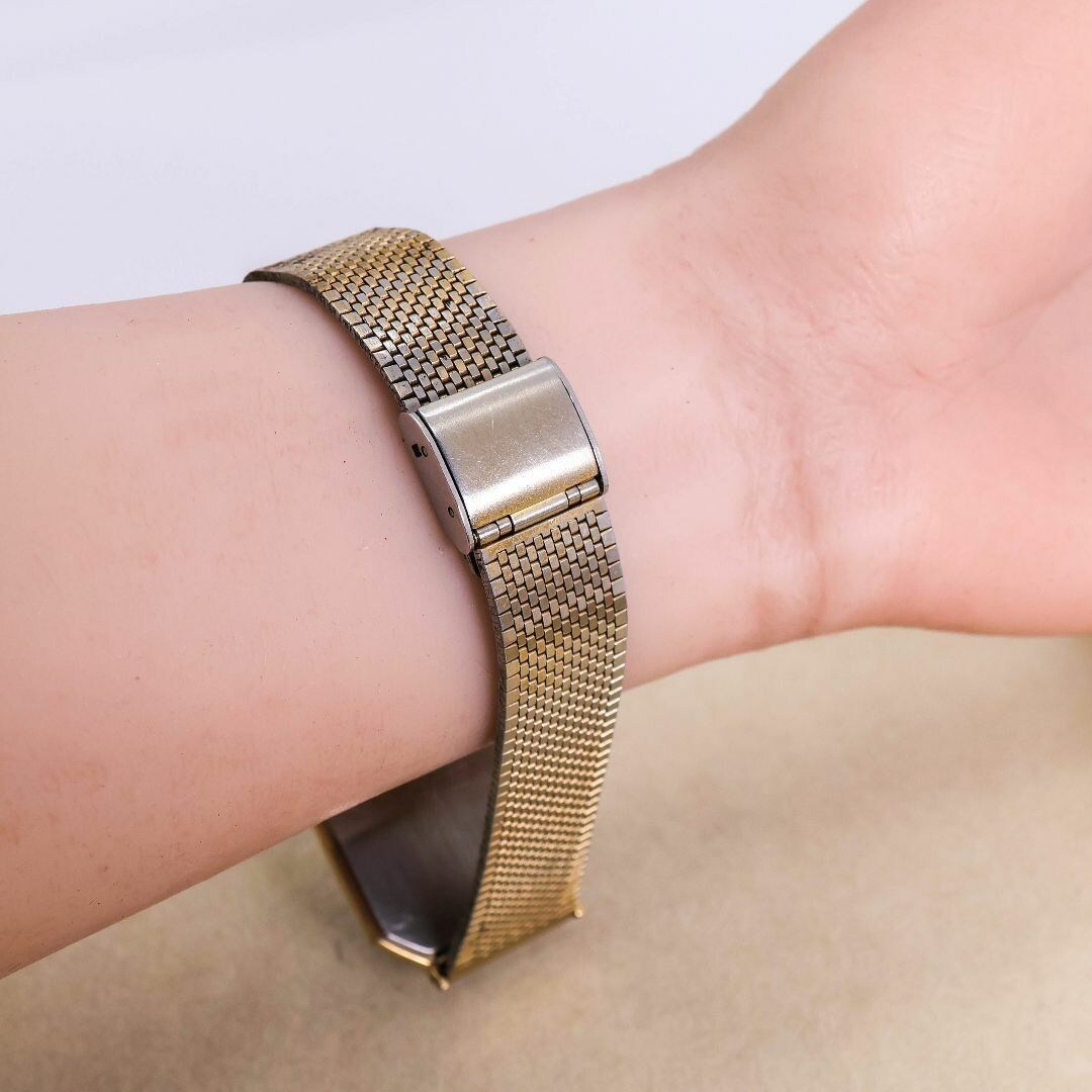 稼働 CITIZEN CQ 腕時計 ブラック フリーアジャスト 新品電池1797_画像4