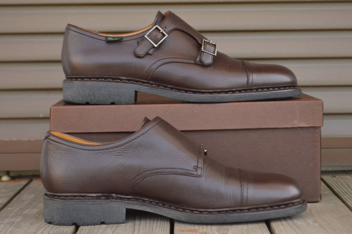 PARABOOT POE UK9 ダークブラウン ダブルモンク PARABOOT POE UK9 ダークブラウン ダブルモンク ウィリアム