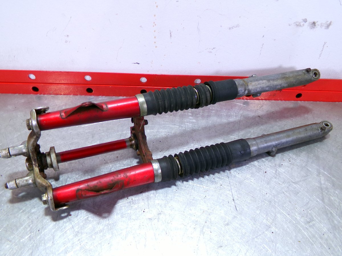 ホンダ CL90-トップブリッジ&ライトステー&フロントフォーク/旧車/CS90/当時物/5_画像1