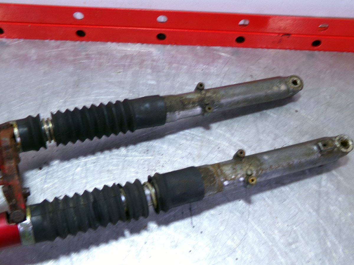 ホンダ CL90-トップブリッジ&ライトステー&フロントフォーク/旧車/CS90/当時物/5_画像4