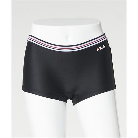 【Mサイズ】新品 FILA フィラ レディース ボクサーパンツ インナー 水陸両用 ヨガウェア 水著 スポーツ フィットネス 316238 ブラック 黒