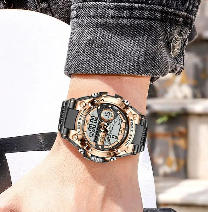 ●新品未使用●デジタルデザインLIGE腕時計 金ゴールド CASIO クロノグラフ 機(jī)械式 正規(guī)品 海外モデル G-SHOCK カシオ バーバリー ape1