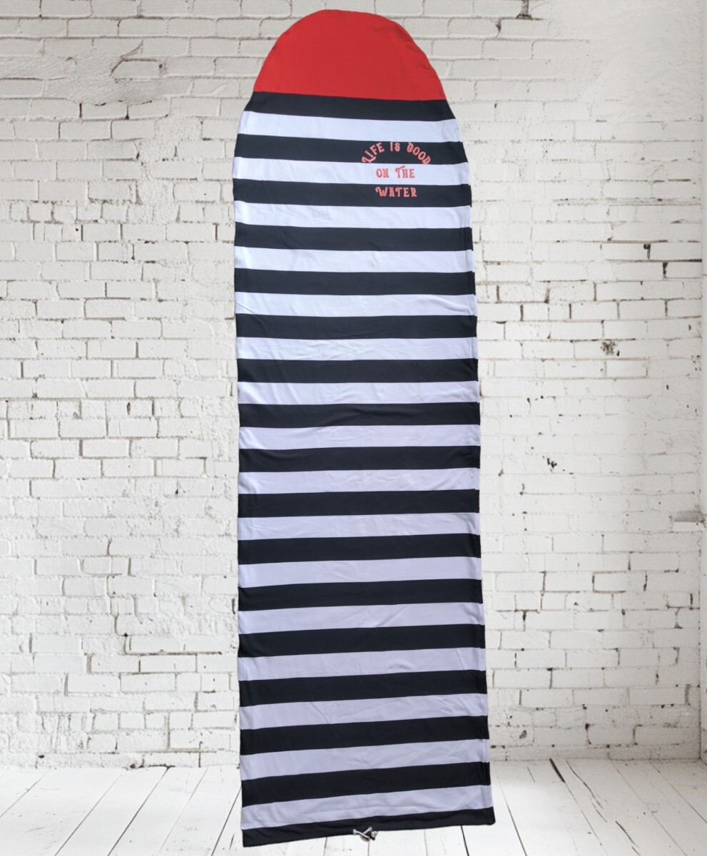 Walk on the Sea LIFE IS GOOD! ラウンドノーズ　W＆Bボーダー ニットケース 224cm