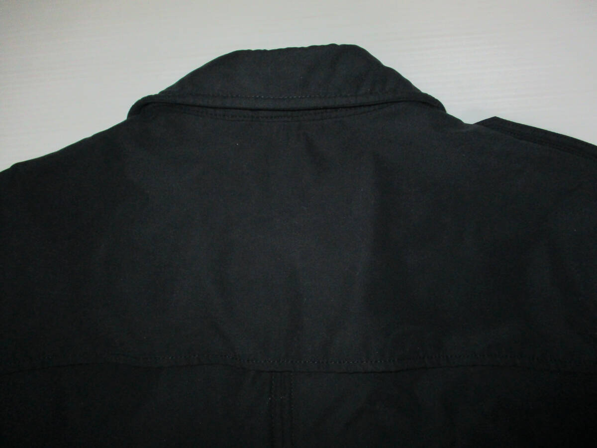 ARMANI JEANS　アルマーニ ジーンズ 　中綿　トレンチコート　ベルト付き　黒　　　サイズ　EU４８、US　S　　　（２Bハ大