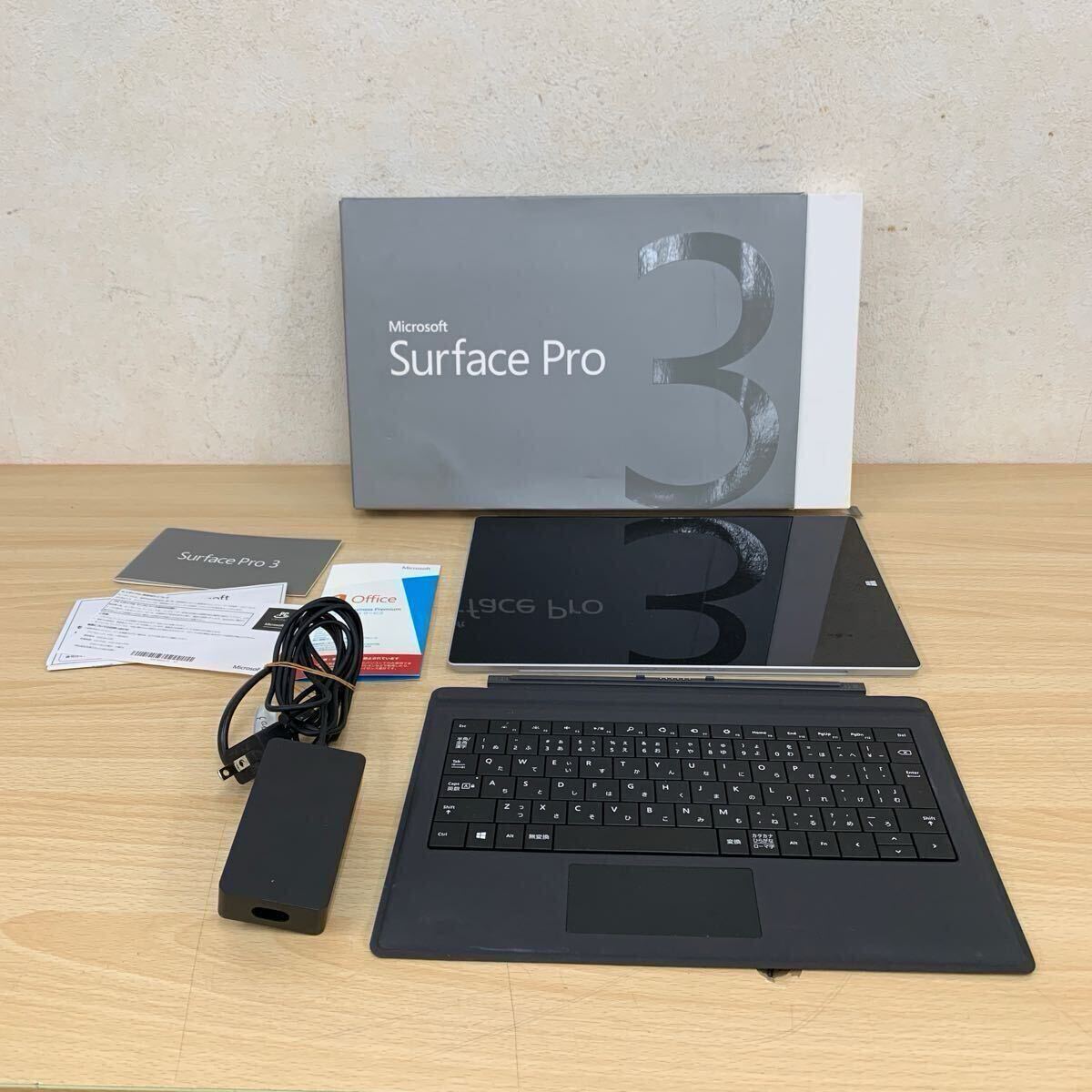 中古品 タブレットPC 12型 Microsoft Surface Pro 3 128GB Model 1631/Win 10/Intel Core i5-4300/4GB/SSD 128GB PC?パソコン