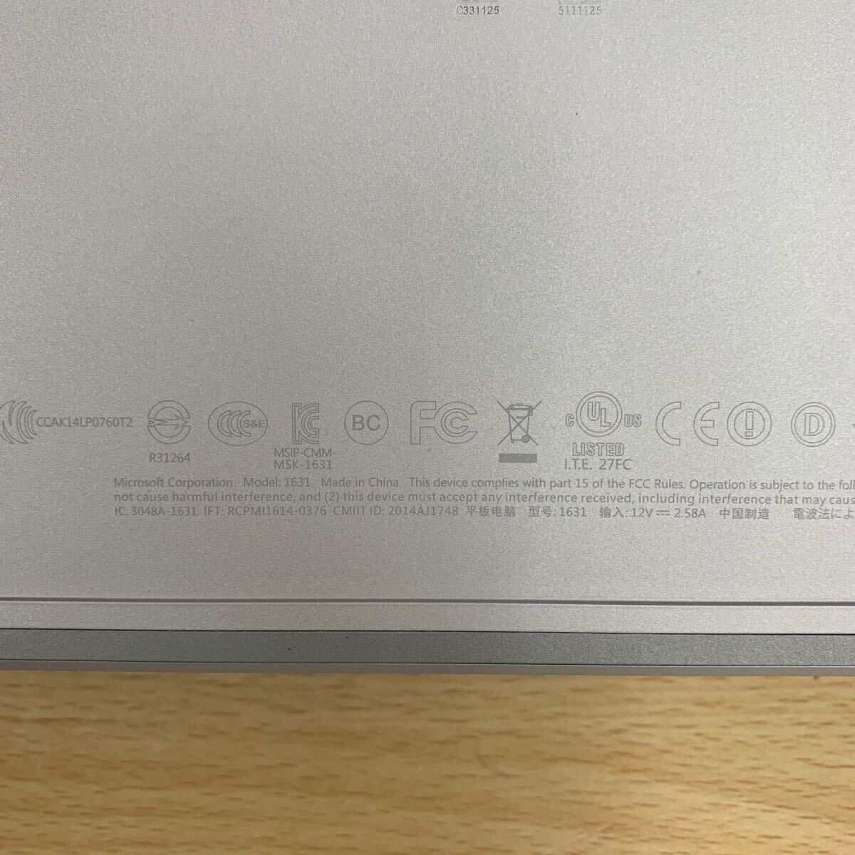 中古品 タブレットPC 12型 Microsoft Surface Pro 3 128GB Model 1631/Win 10/Intel Core i5-4300/4GB/SSD 128GB PC?パソコン