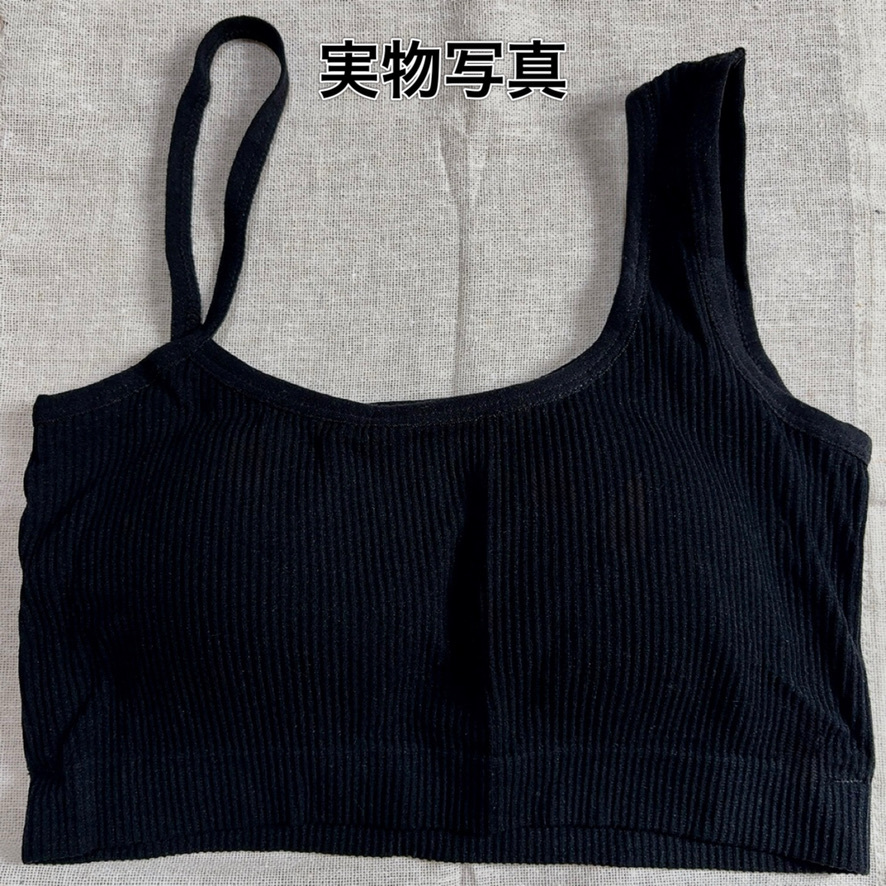 白黒２枚セット キャミソール タンクトップ 社交ダンス ブラトップ 衣類(lèi)５５
