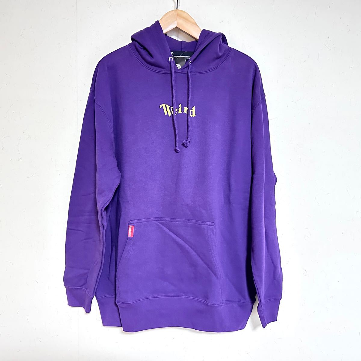 6-26 未使用 SABBAT13 サバト サーティーン Weird スウェット プルオーバー パーカー SBT-PK-031 パープル 紫 L パンク ロック バンド_画像1
