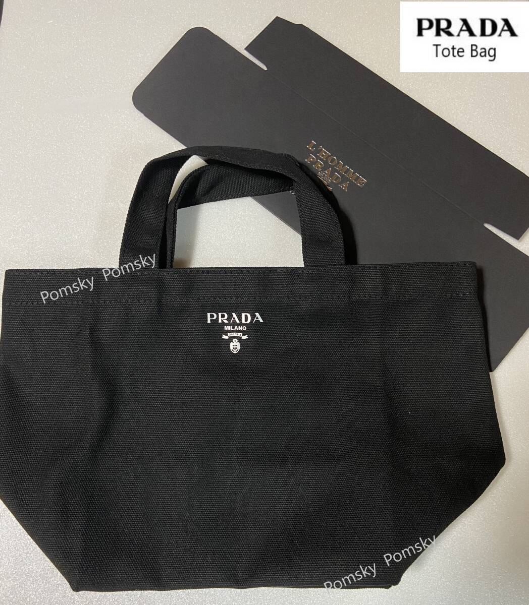 新品 未使用 PRADA プラダ ノベルティトートバッグ ブラック