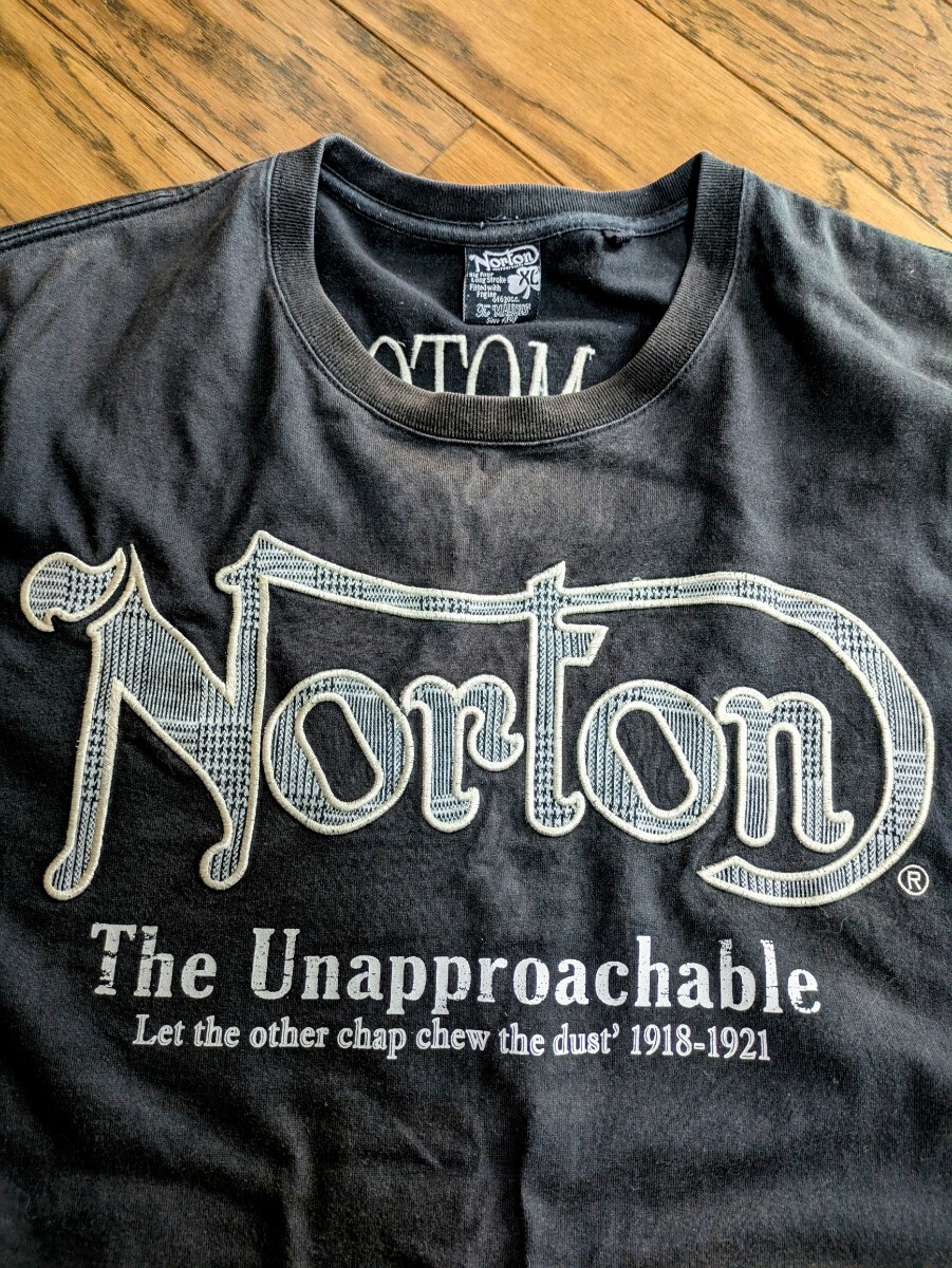 Norton**半袖Tシャツ**XLサイズ美品中古品ノートン