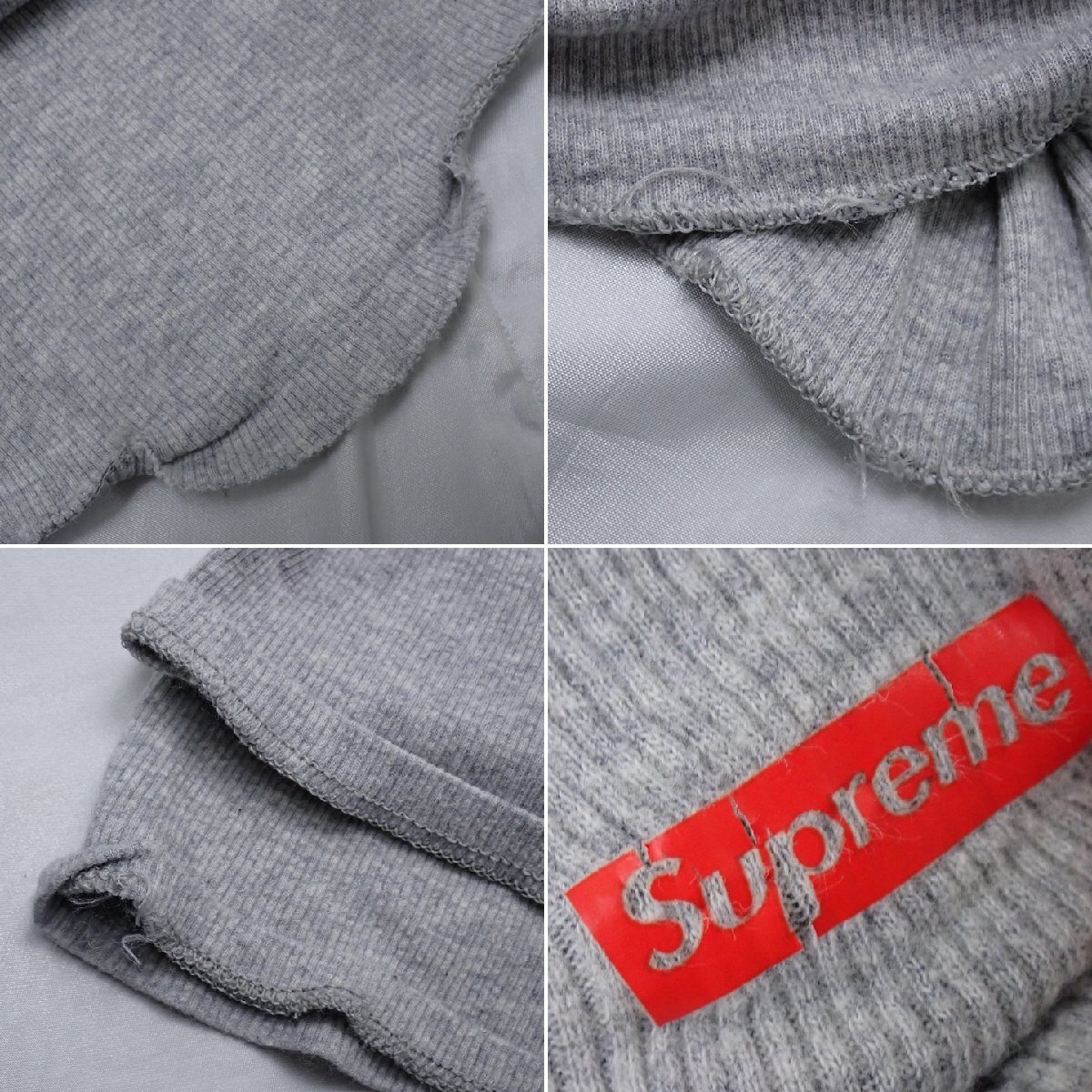 ★Supreme/シュプリーム × Hanes/ヘインズ タンクトップ 4著セット メンズM/グレー/コットン/リブ/ボックスロゴ/インナー&1694900363