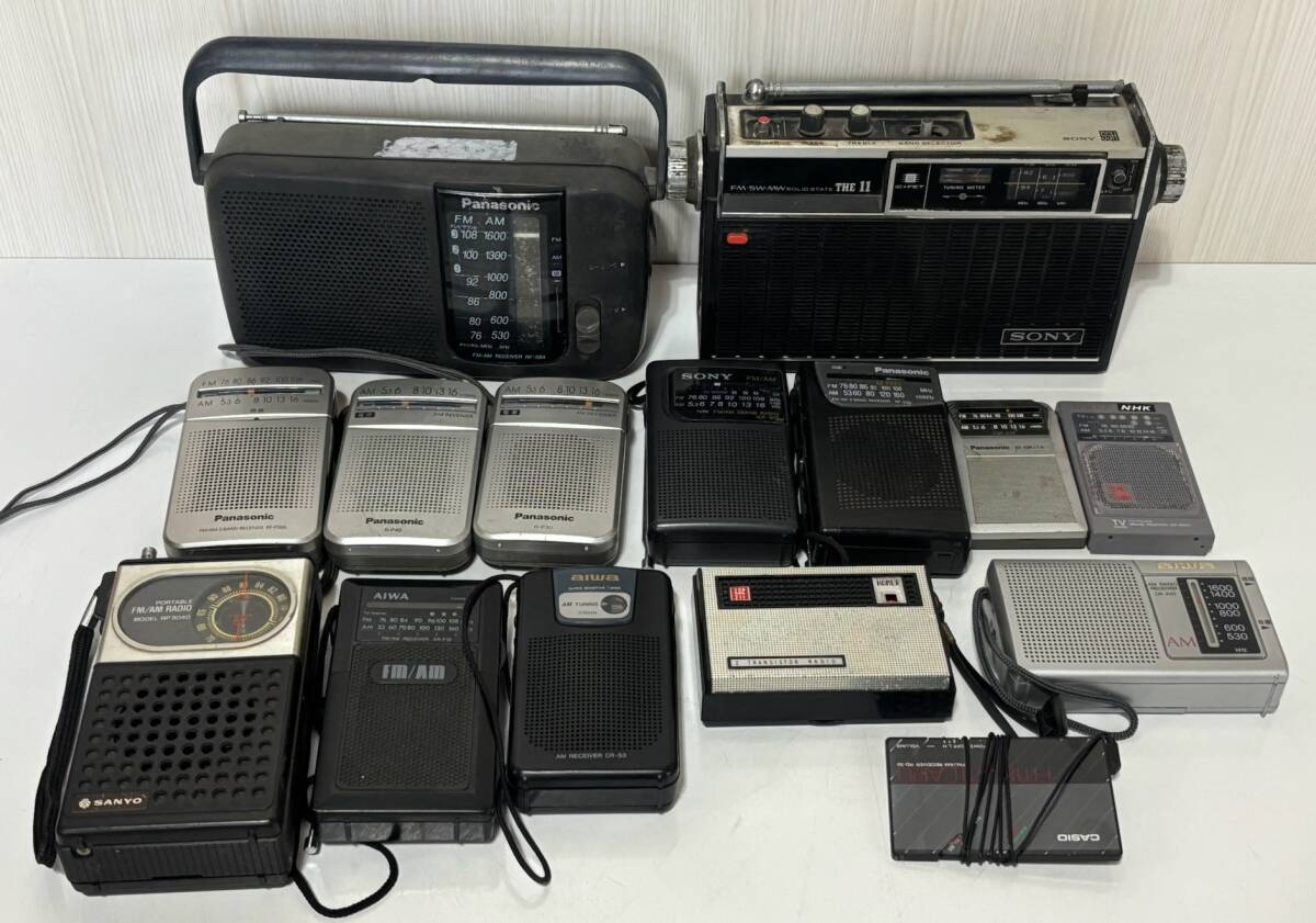 オーディオ機(jī)器　ラジオ　Panasonic?RF-584/SONY?ICF-1100など　15點(diǎn)　