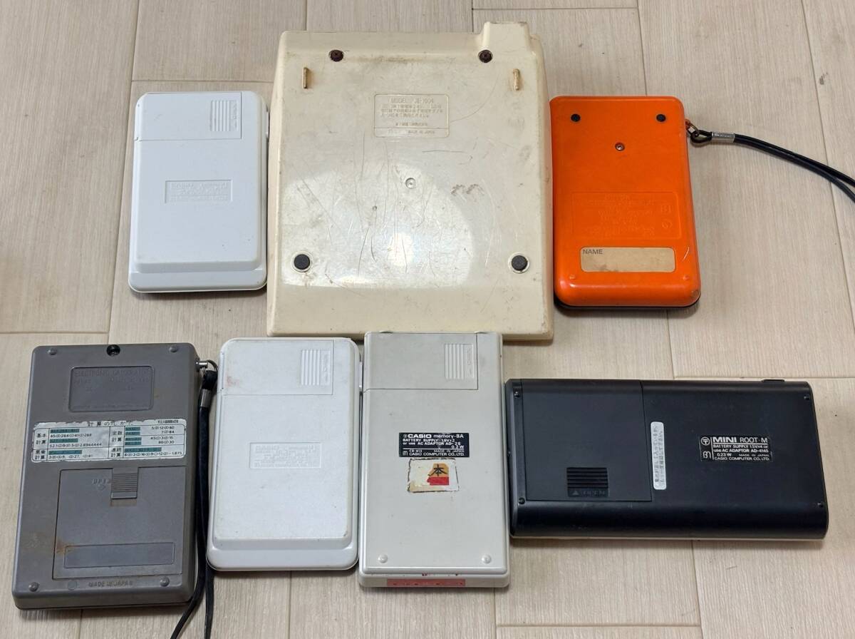OA機器　電卓　Casio?OMRON?シャープなど　まとめて　検：事務用品　ビンテージ　昭和レトロ