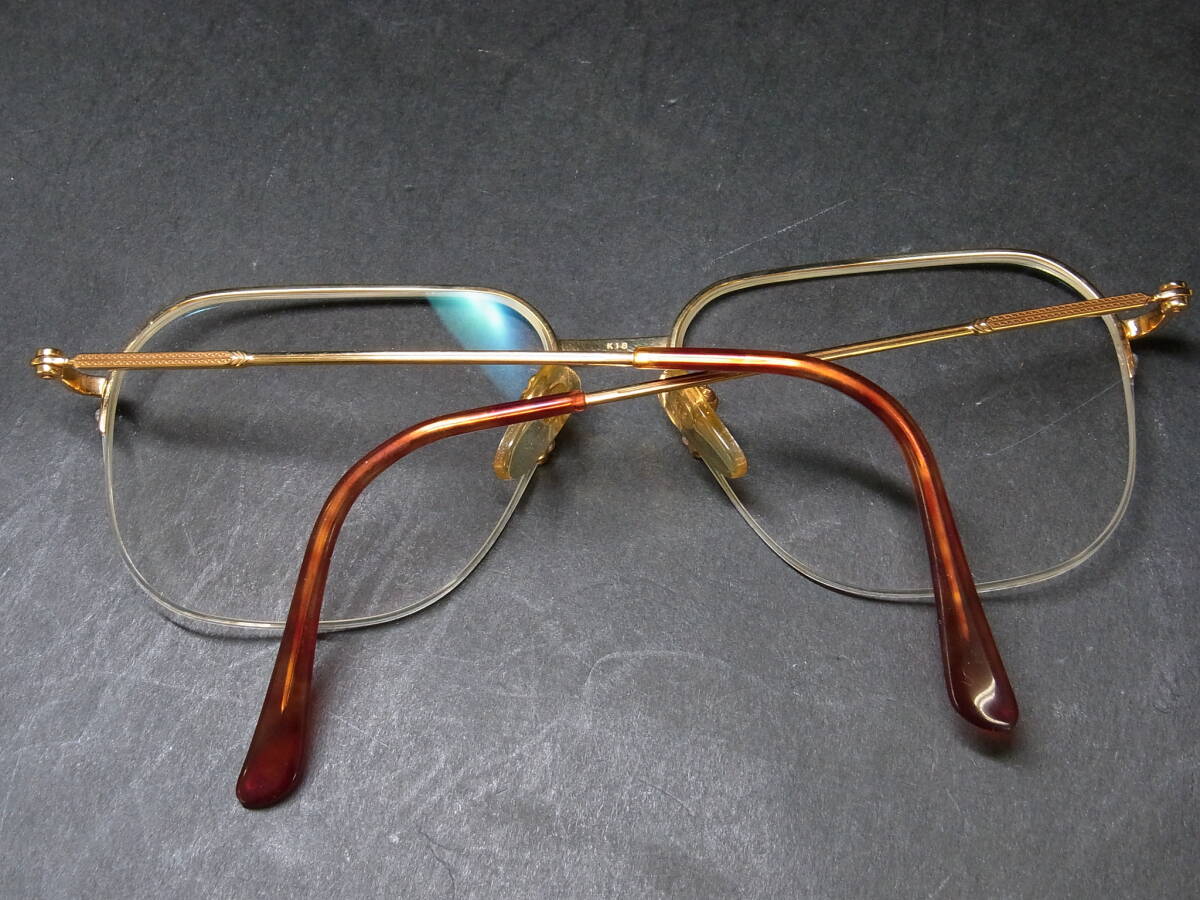 18金、鼈甲のアンティークメガネ、 総重量約30g メガネ・老眼鏡