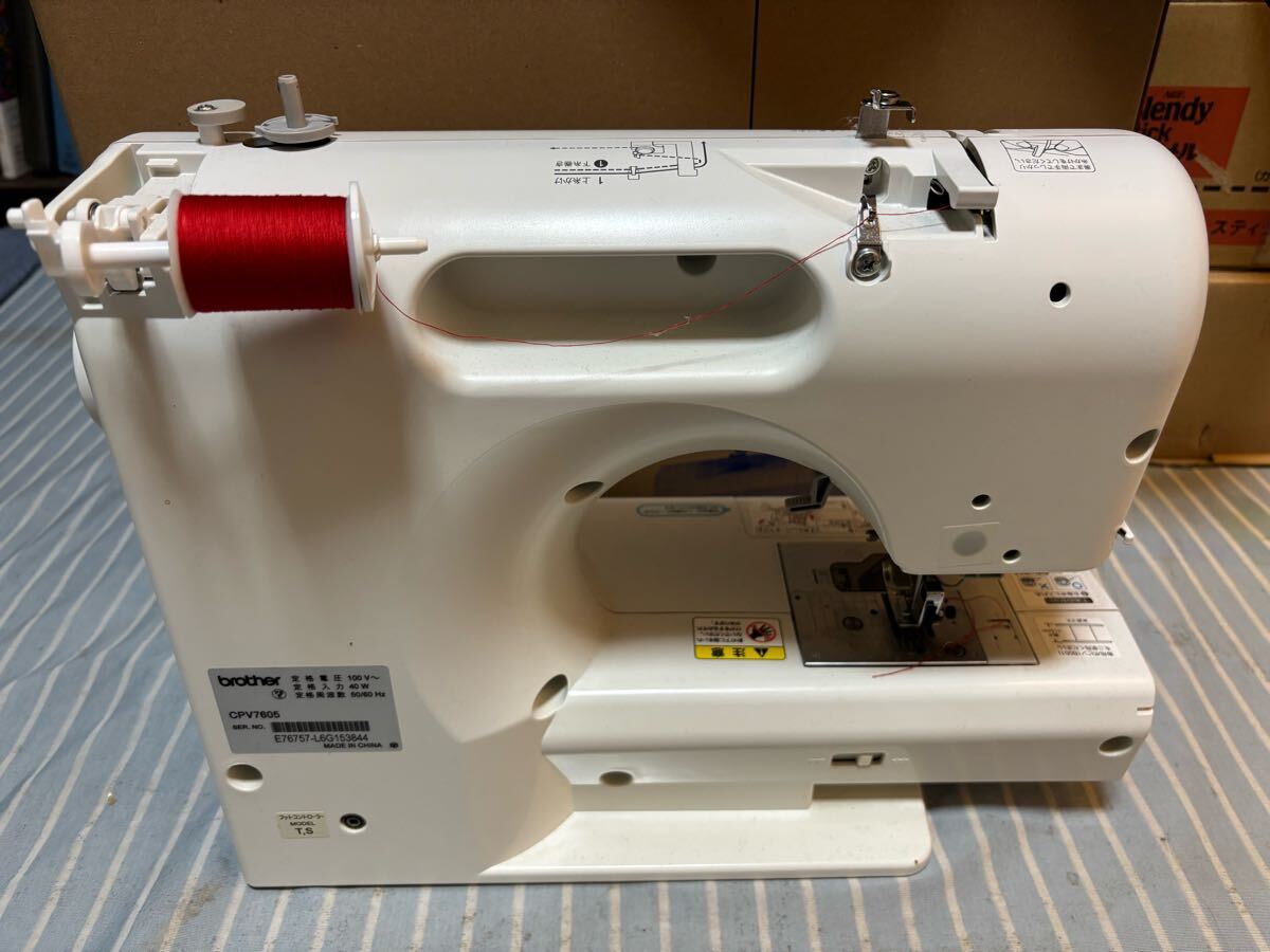 【送料無料】cpv7605 ブラザー ミシン brother 動作確認済み