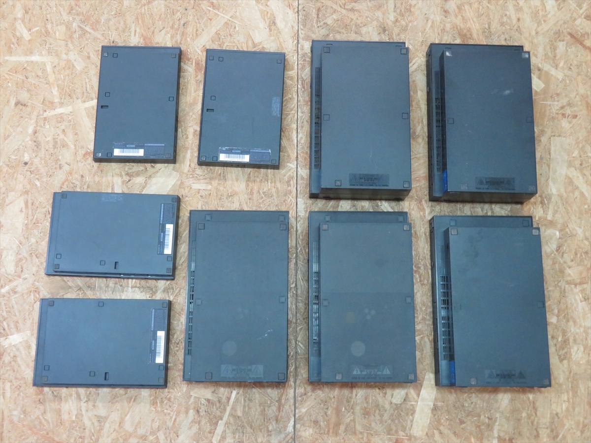 完全ジャンク品 PS2 本体のみ セットb 合計9台 SCPH-75000/70000