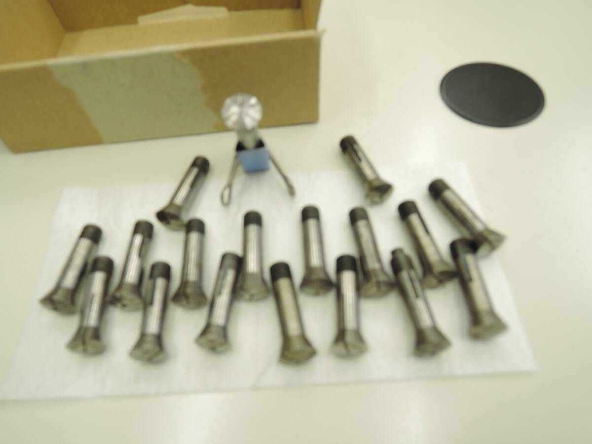 リケン、RIKEN、8ミリコレットチャック、卓上旋盤用、18本、卓上小型旋盤、アンティーク品