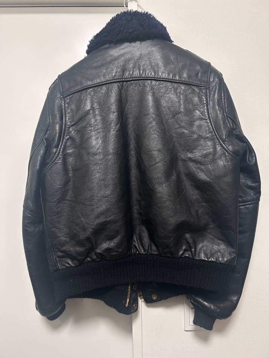 Lesco Leathers G-1 レザージャケット 襟ボア ライナー付 フライトジャケット ボア A-2