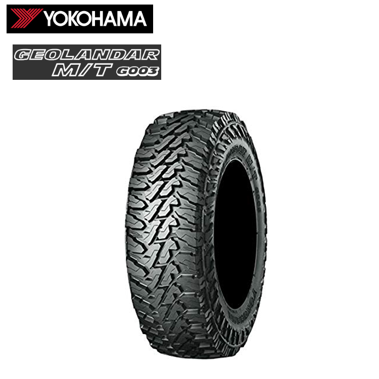送料無料 ヨコハマタイヤ マッドテレーン 【2本セット 新品】 YOKOHAMA GEOLANDAR M/T G003 ジオランダー M/T G003 35/12.5R17 LT 121Q