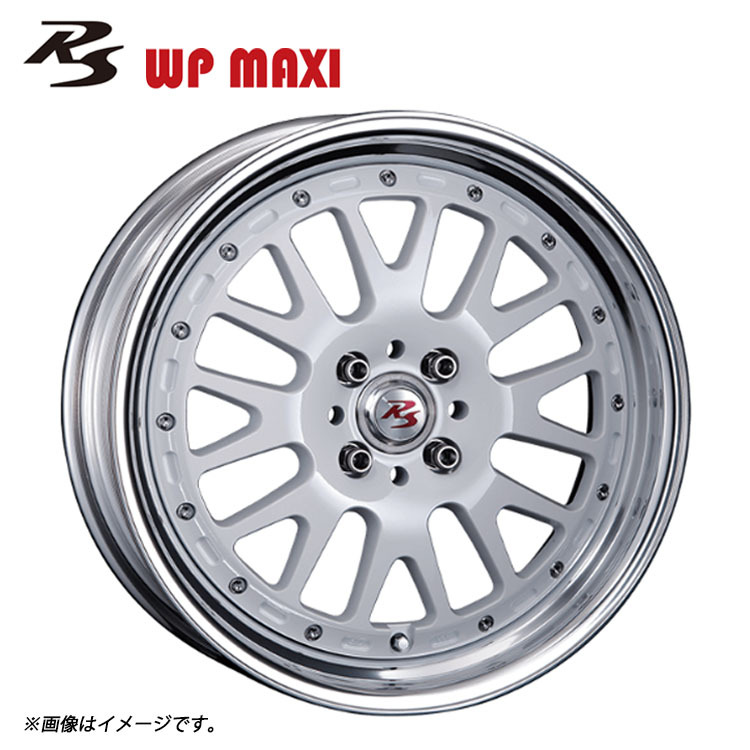 送料無料 クリムソン CRIMSON RS WP MAXI Low Disk 2PIECE 9J-18 +65～23 4H-100 (18インチ) 4H100 9J+65～23【2本セット 新品】