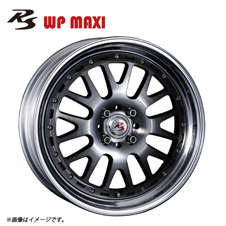 送料無料 クリムソン CRIMSON RS WP MAXI Low Disk 2PIECE 6J-17 +36～31 4H-100 (17インチ) 4H100 6J+36～31【1本単品 新品】_画像1