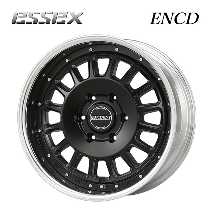  бесплатная доставка e секс ESSEX ENCD-18 9J-18 +25~50 6H-139.7 (18 дюймовый ) 6H139.7 9J+25~50[2 шт. комплект новый товар ]