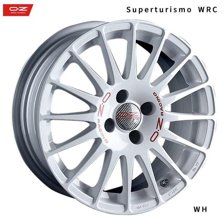 送料無料 オーゼット レーシング OZ Racing Superturismo WRC (WH) 7J-17 +44 4H-100 (17インチ) 4H100 7J+44【4本セット 新品】_画像1