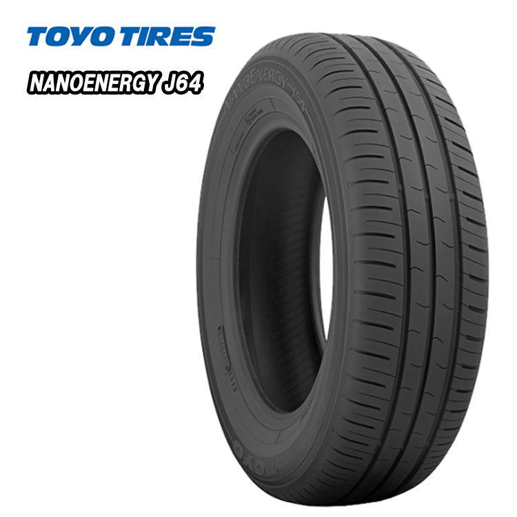 送料無料トーヨータイヤ 新車裝著タイヤ 【4本セット 新品】 TOYO TIRES NANOENERGY J64 ナノエナジーJ64 195/65R15 91H