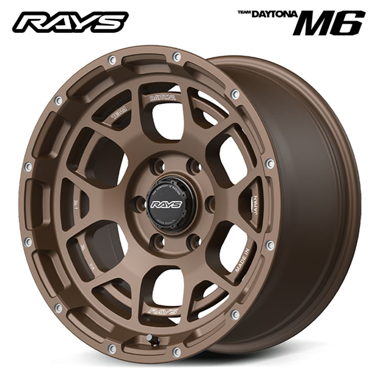  бесплатная доставка Rays RAYS TEAM DAYTONA M6 9J-18 -10 6H-139.7 (18 дюймовый ) 6H139.7 9J-10[4 шт. комплект новый товар ]