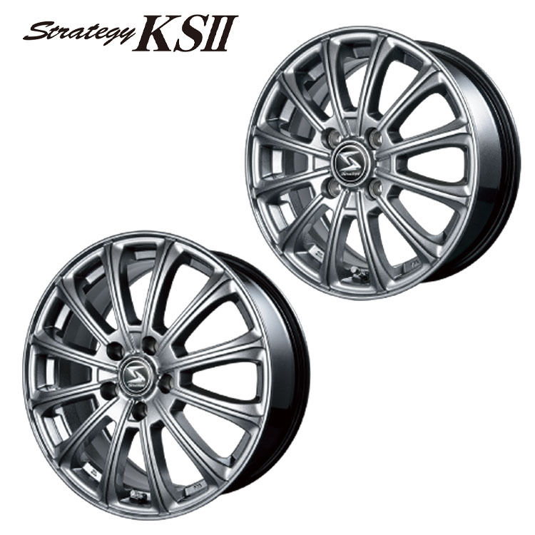 送料無料 ビレットスタージャパン BILLET STAR JAPAN Strategy KS2 7J-17 +47 5H-114.3 (17インチ) 5H114.3 7J+47【1本単品 新品】