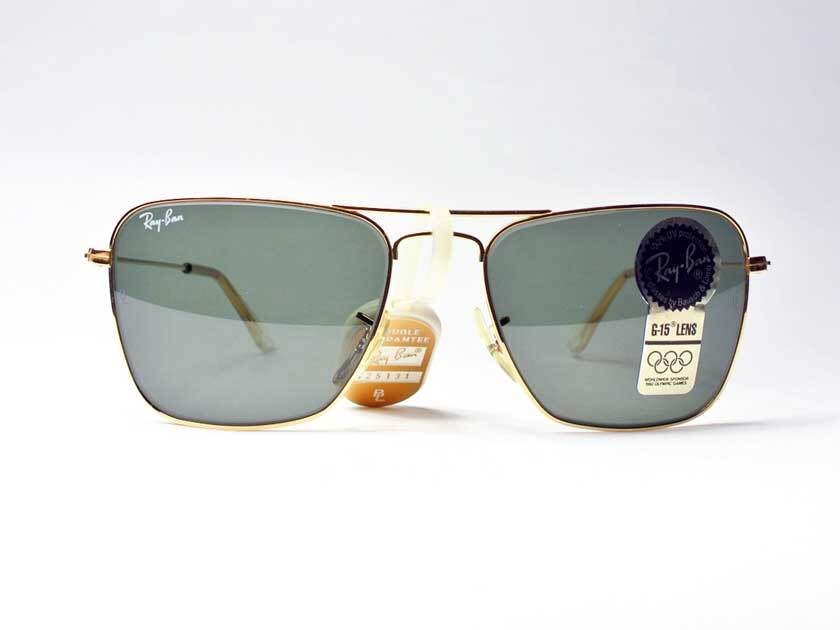 ヴィンテージ?デッドストック【B&L レイバン】1990s?L0226?CLASSIC METALS?52□16?スモールキャラバン?G-15レンズ/ボシュロム