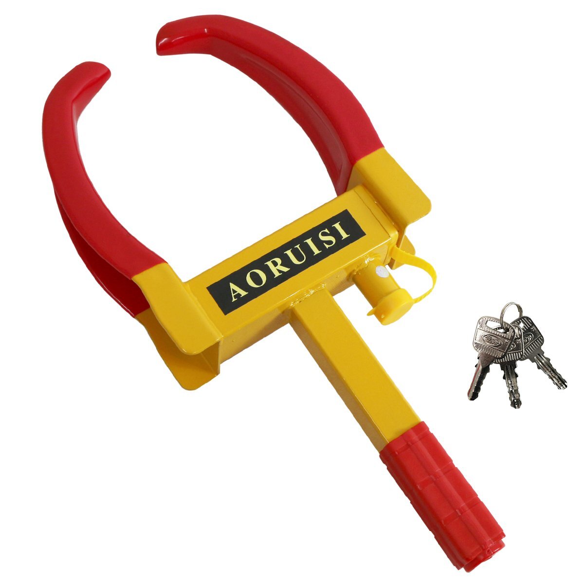 【送料無料】タイヤロック 鍵付き 取付簡単 盜難防止 対策 車 セキュリティー カー ホイール ロック 自動(dòng)車 バイク トラック 迷惑駐車