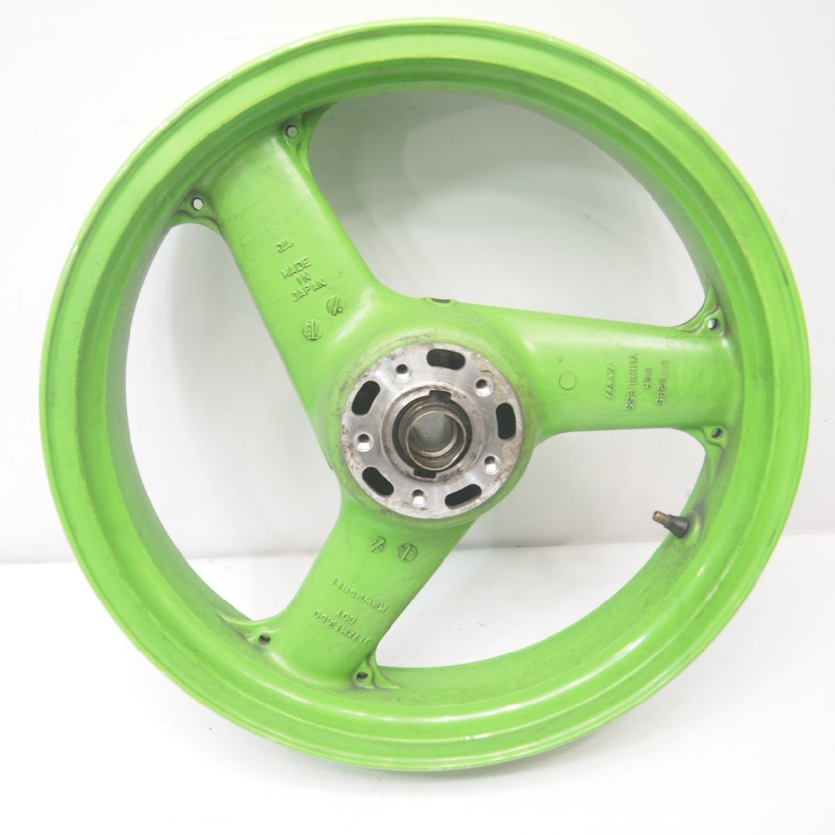 ZX-7R純正フロントホイール ブレなし F-1285品番17X3.50J ZX750P ZX7R