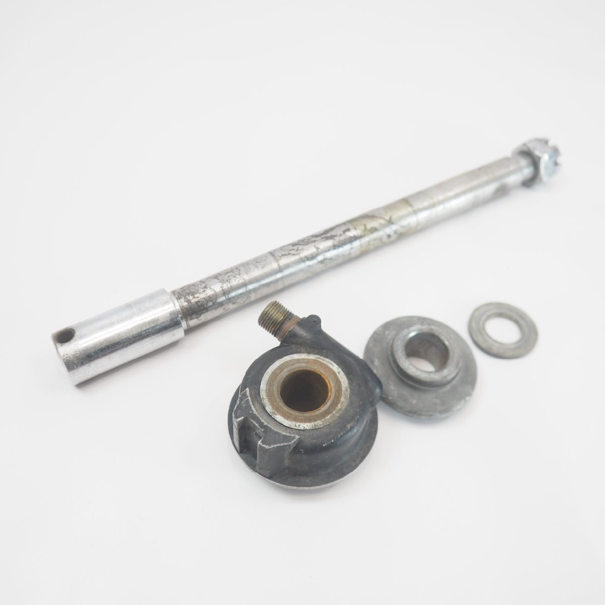 曲がり無 GX750 フロントシャフト メーターギア 1J7 アクスルシャフト スピードメーターgear 當時 axleshaft