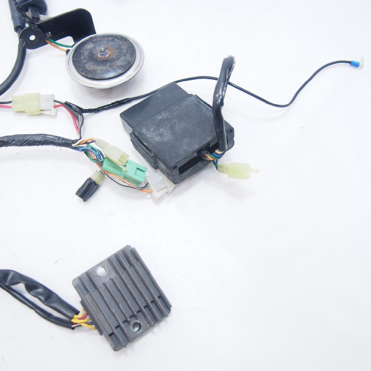 ジェベル200純正メインハーネスsetイグナイター.レギュレーター他付SH42A実動品_画像2